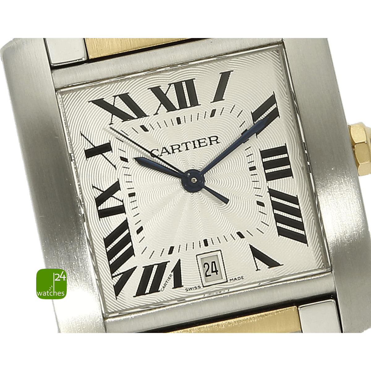 cartier uhr gebraucht tank francaise 3202 zifferblatt