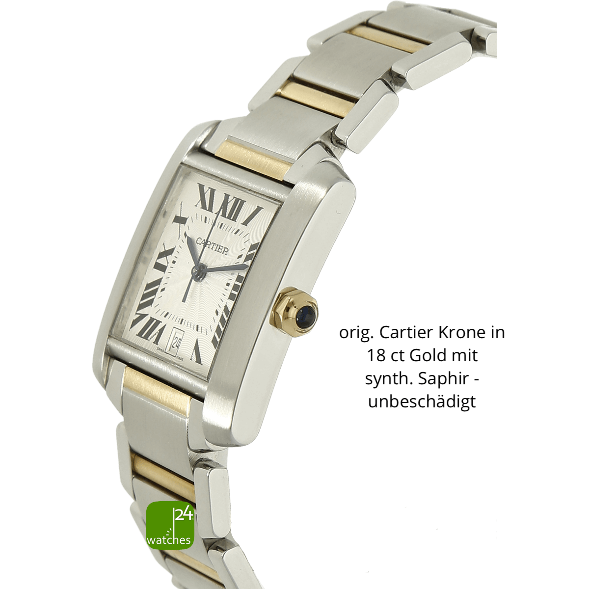 cartier uhr gebraucht tank francaise 3202 gehaeuse re