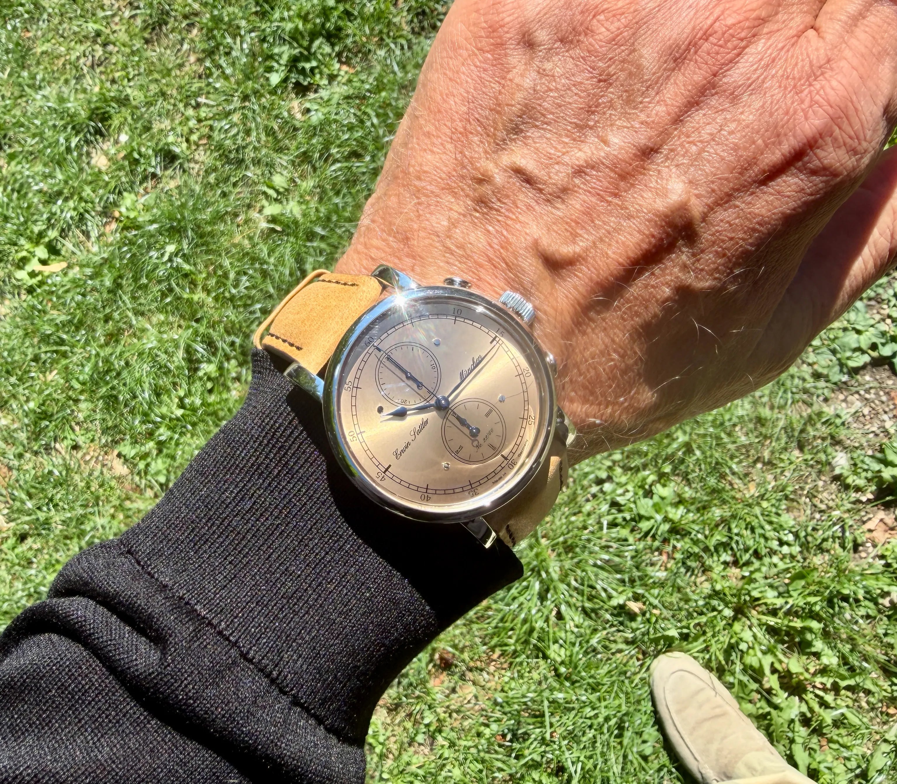 Erwin Sattler Chronograph 66 lim.am Arm 1