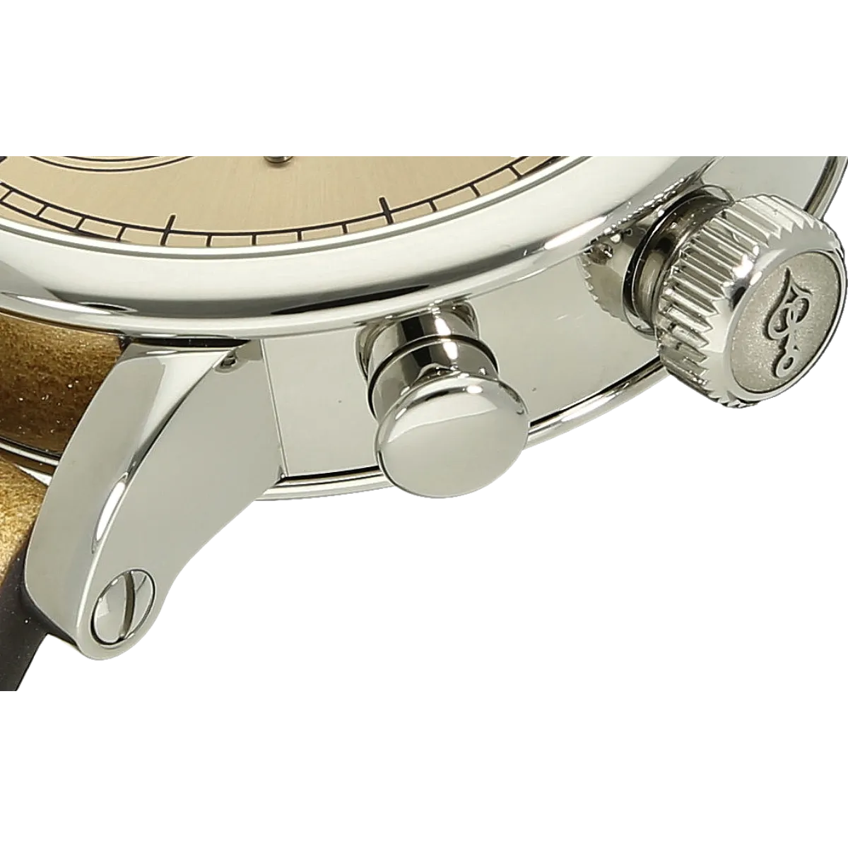Erwin Sattler Chronograph 66 lim.Gehaeuse detail