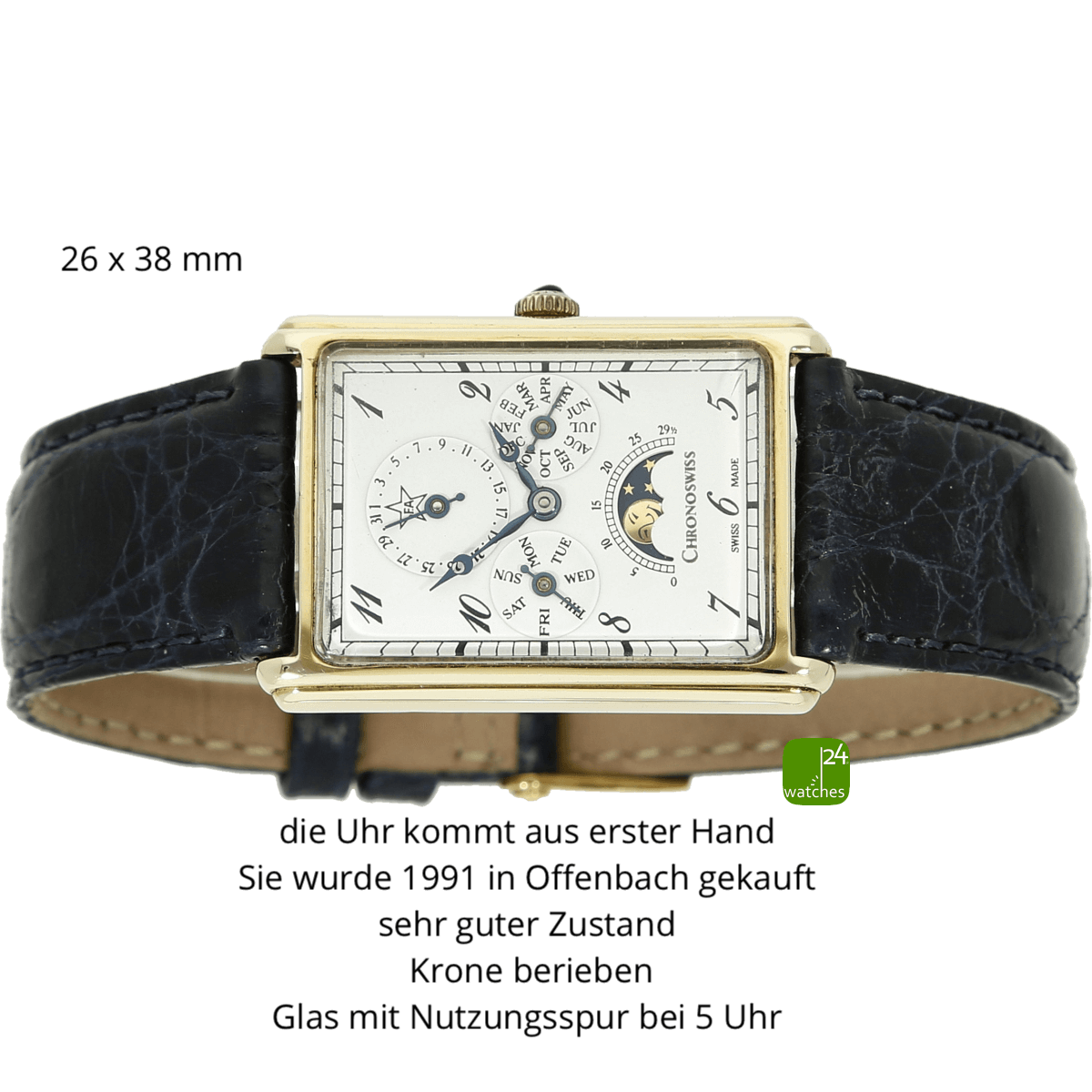 Chronoswiss Vollkalender Mond liegend