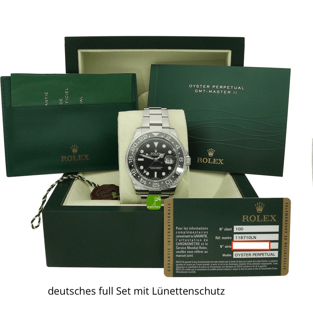 Rolex GMT Master 116710 mit Papieren