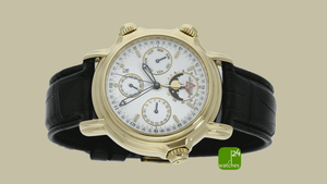 jaeger-lecoultre-grand-reveil-liegend-vor-braunem-hintergrund