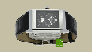 jaeger-lecoultre-reverso-liegend-vor-braunem-hintergrund