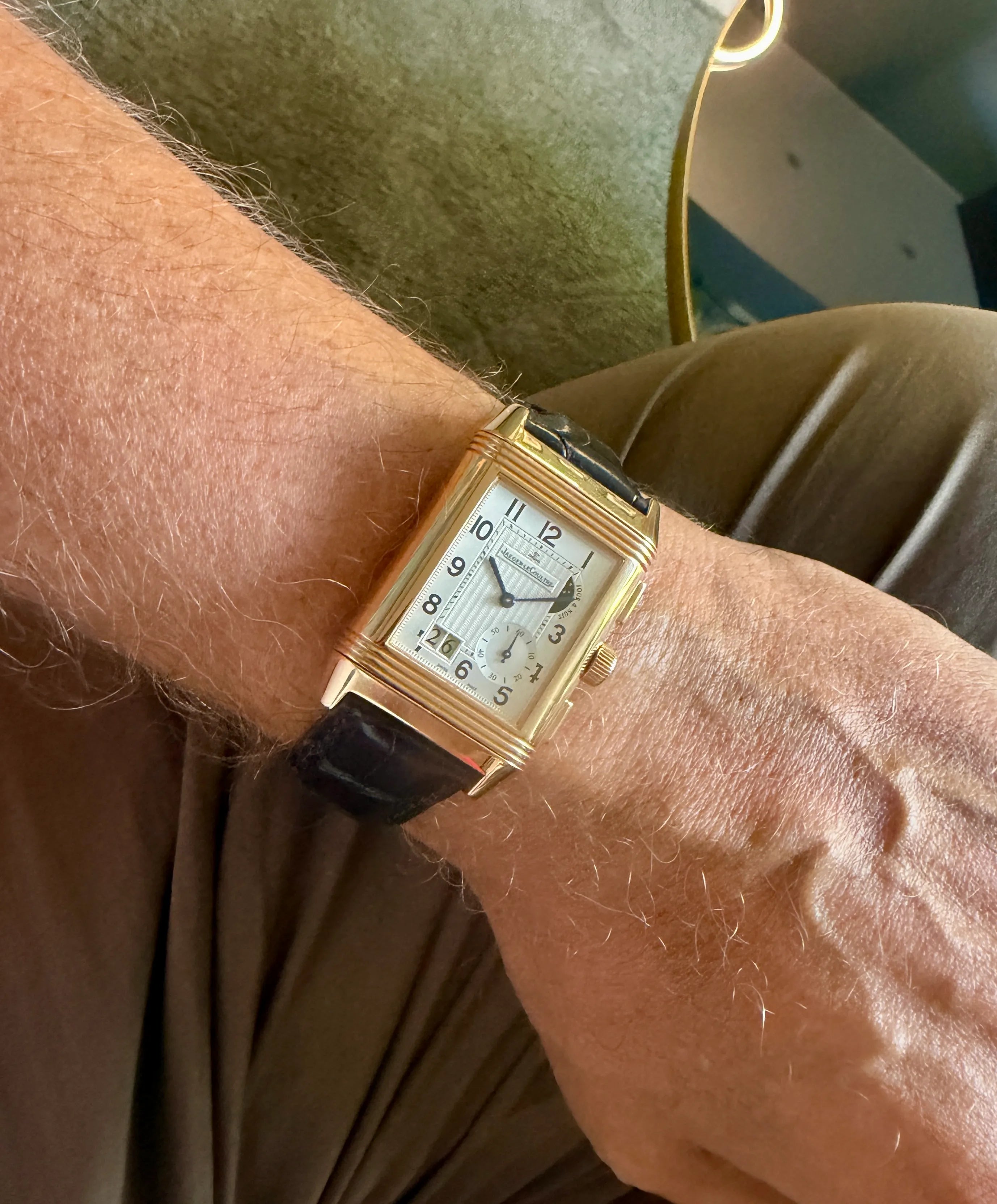 Jaeger Reverso Gnde GMT 240.2.18 am Arm 3