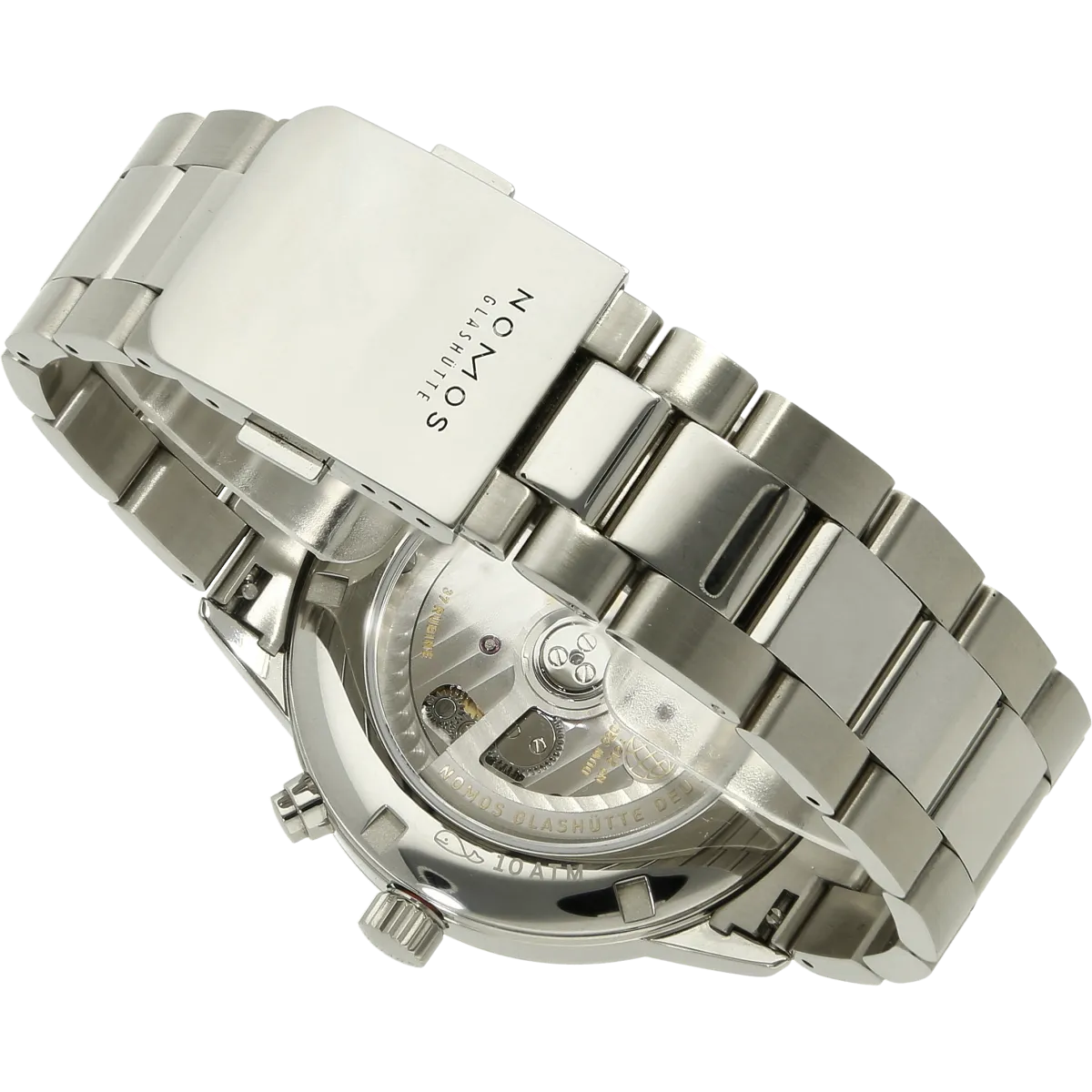 Nomos Club Welzeit 791/997 clasp closed