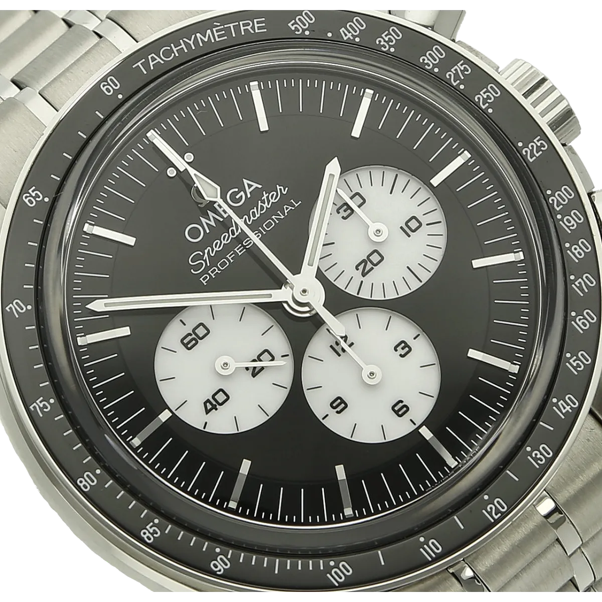 Omega Moonwatch Panda Co Axial Zifferblatt