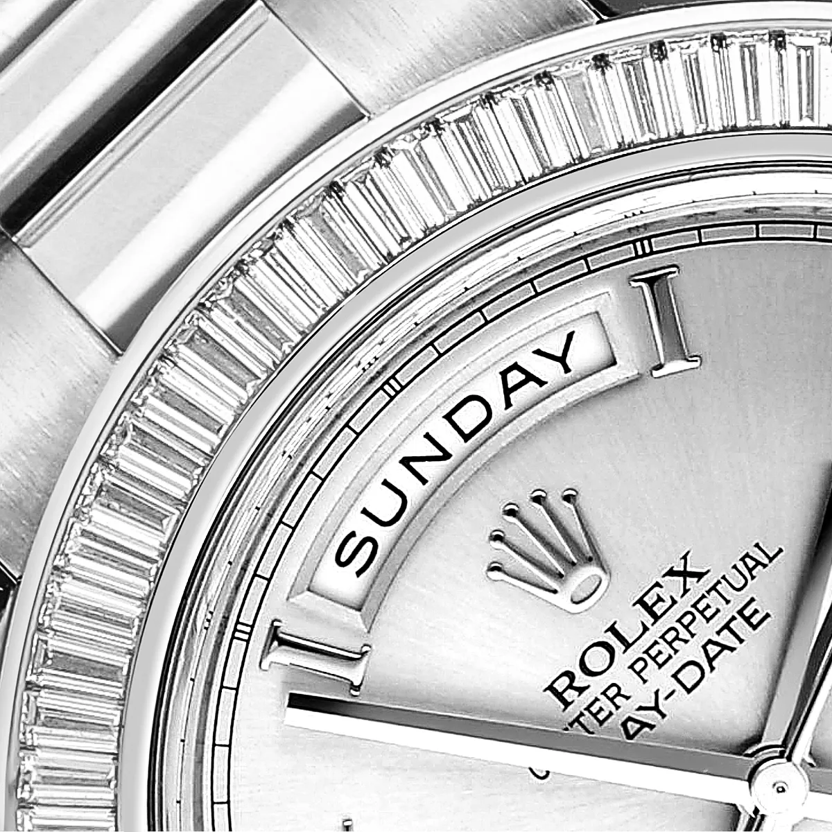 Rolex Day Date 2 218399BR WG Zifferblatt detail