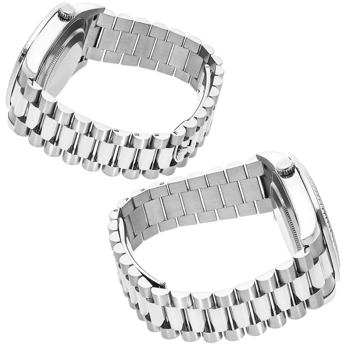 Rolex Day Date 2 218399BR WG Armband links rechts