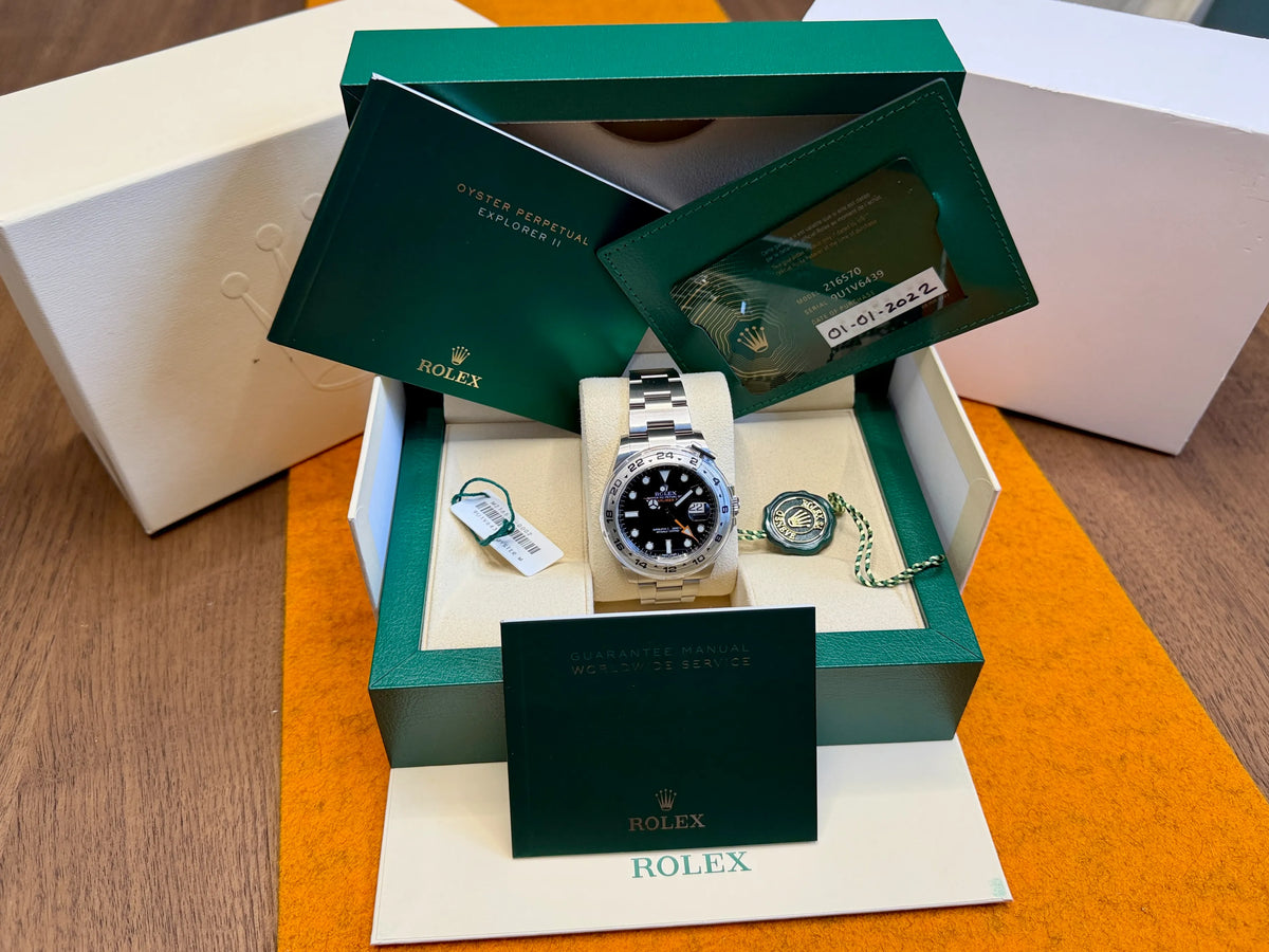 Rolex Explorer II 216570 2022 mit Papieren