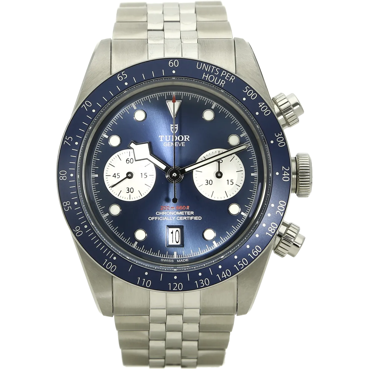 Tudor Black Bay Chrono Boutique stehend