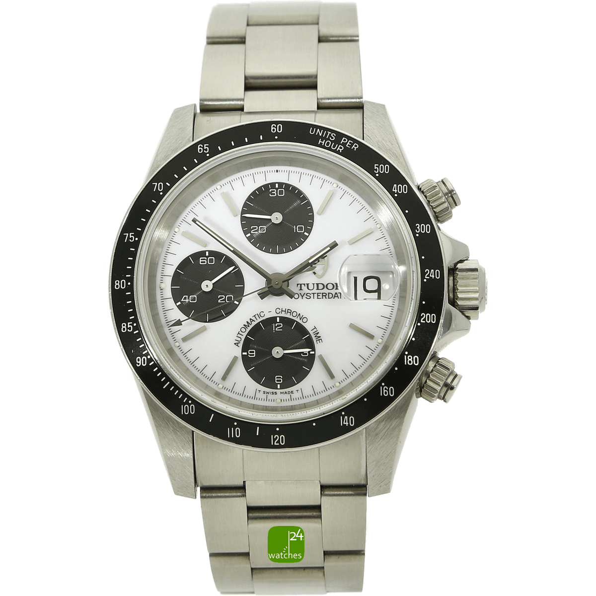 Tudor Oysterdate Panda Emaille stehend