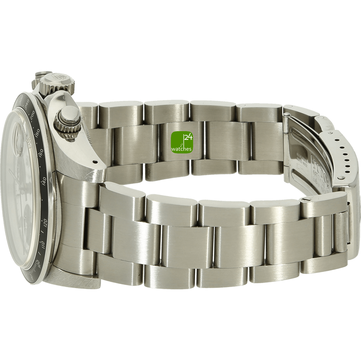 Tudor Oysterdate Panda Emaille Armband links