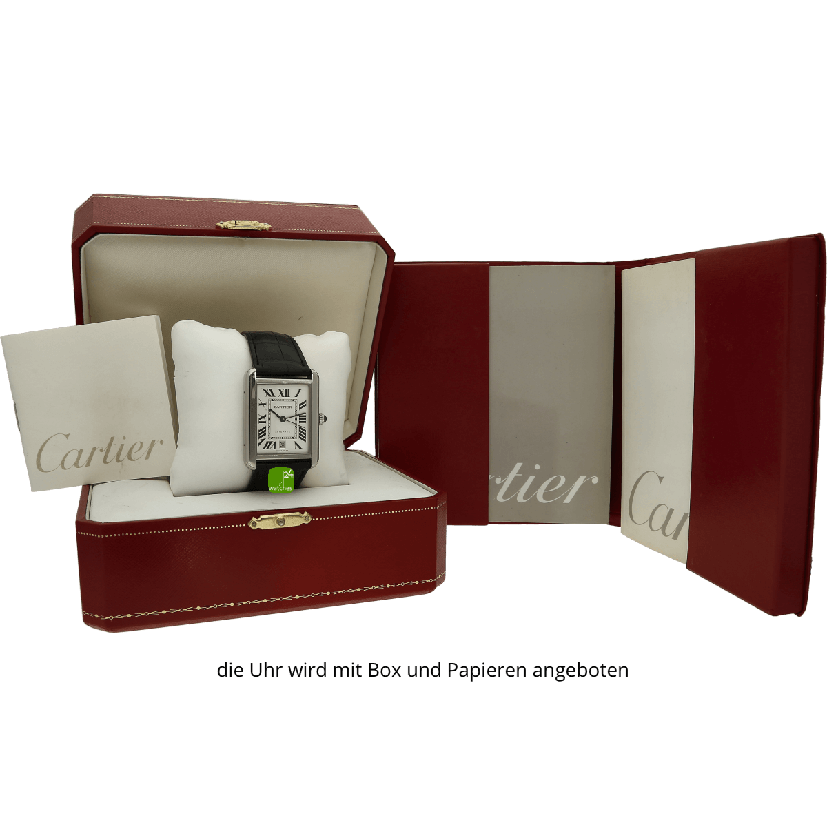 cartier Tank Solo 3515 XL mit Papieren