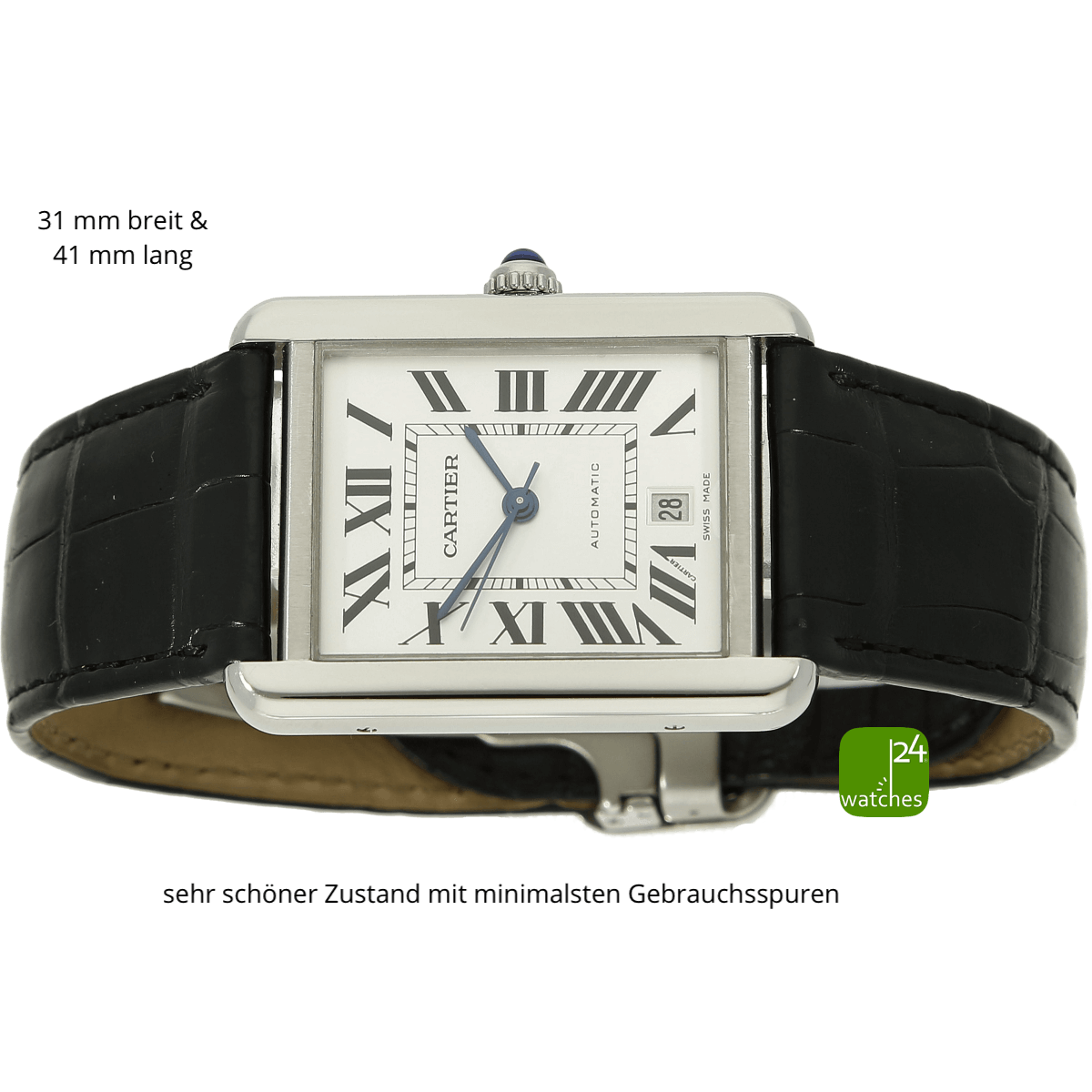 cartier Tank Solo 3515 XL liegend