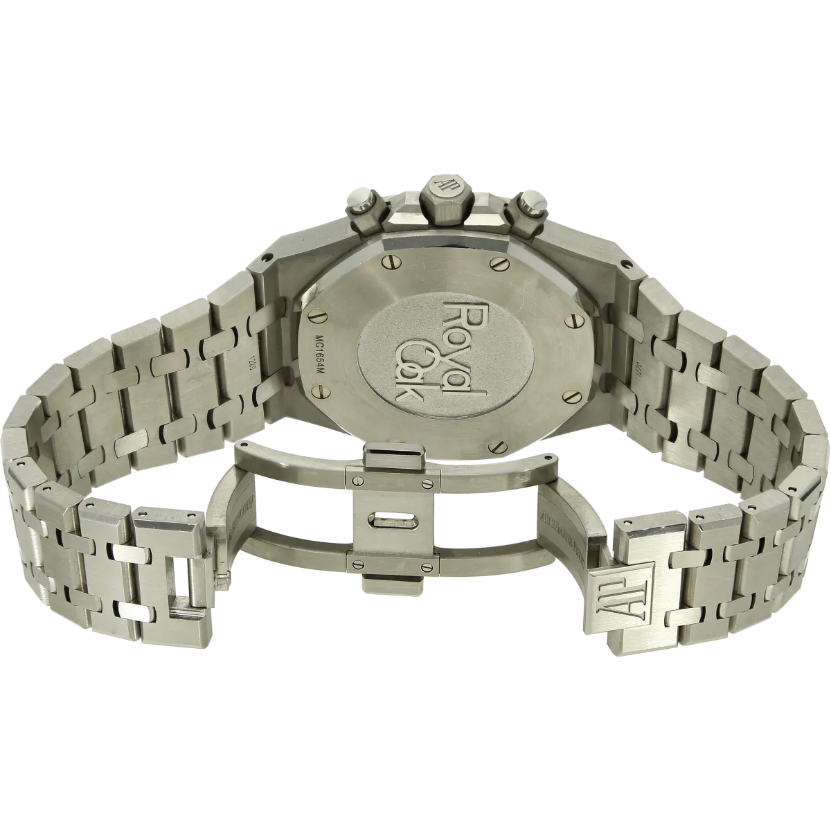 AP Royal Oak Chrono 26331ST Schliesse offen.