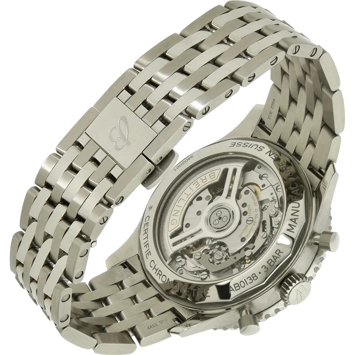 Breitling Navitimer 43 gruen Schliesse zu