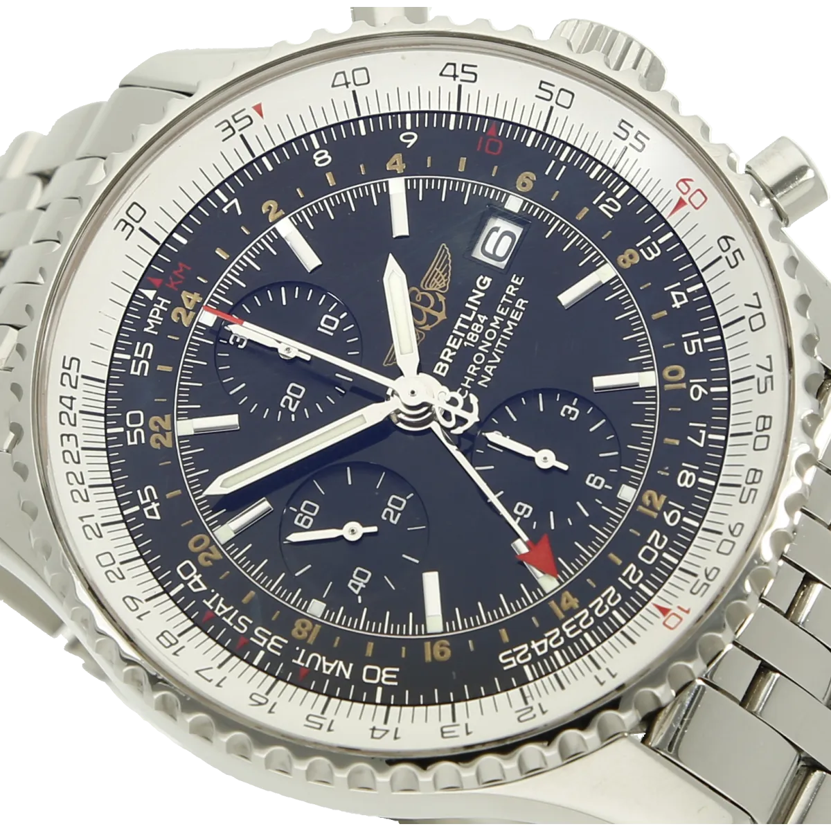 Breitling Navitimer World A24322 Pilot
Zifferblatt