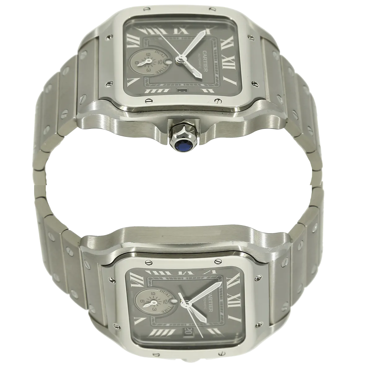 gebr. Cartier Santos Duo Time WSSA0076 Gehaeuse 3 9