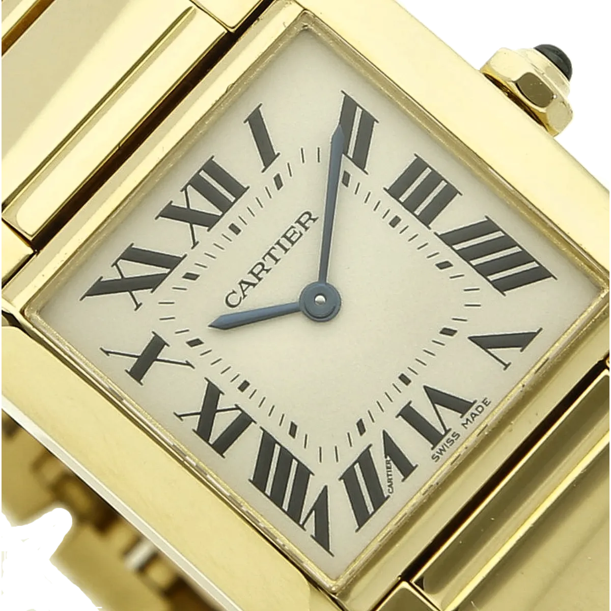 Cartier Tank Francais 1821 Gold Zifferblatt