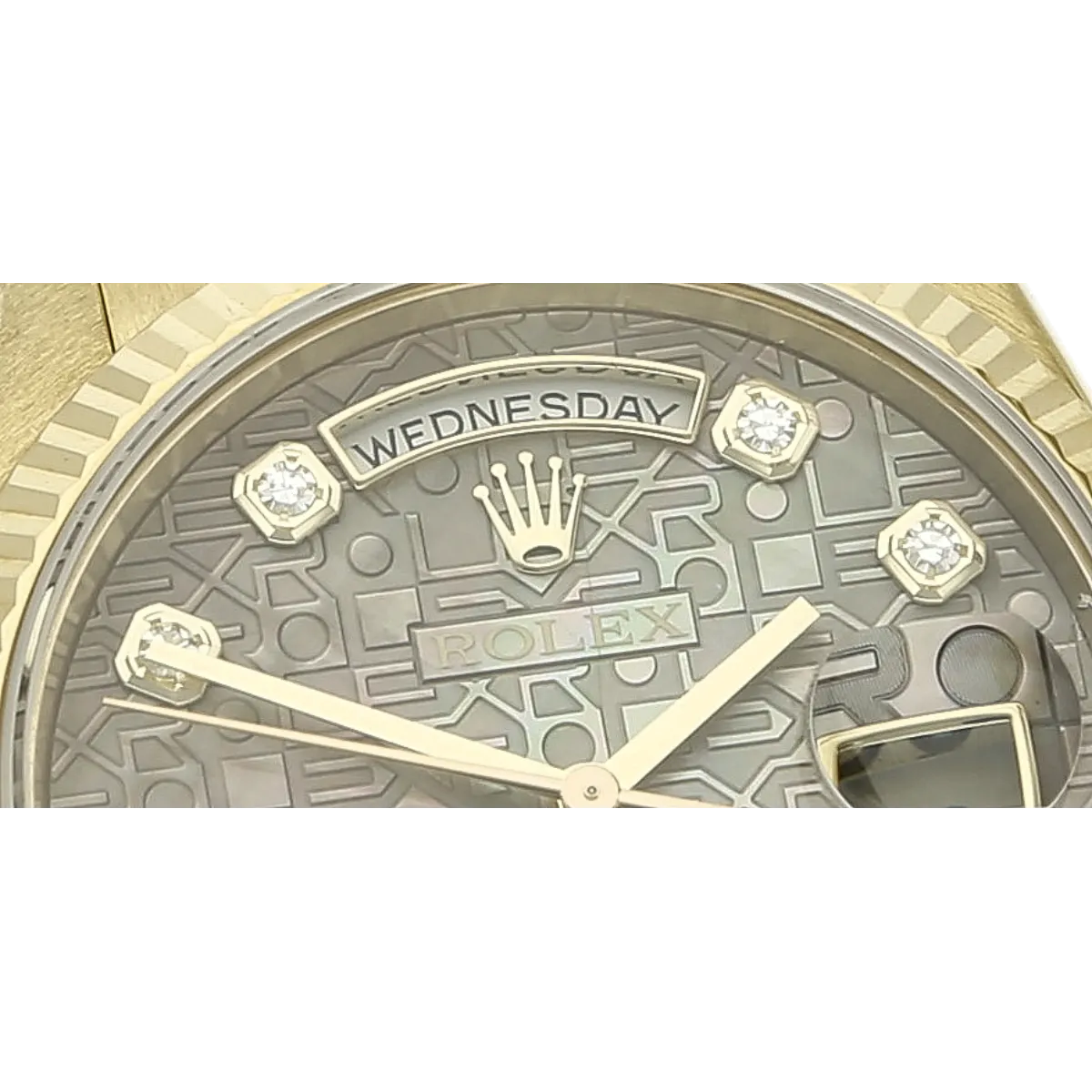 Rolex Day Date MOP Dia Zifferblatt Detail 2
