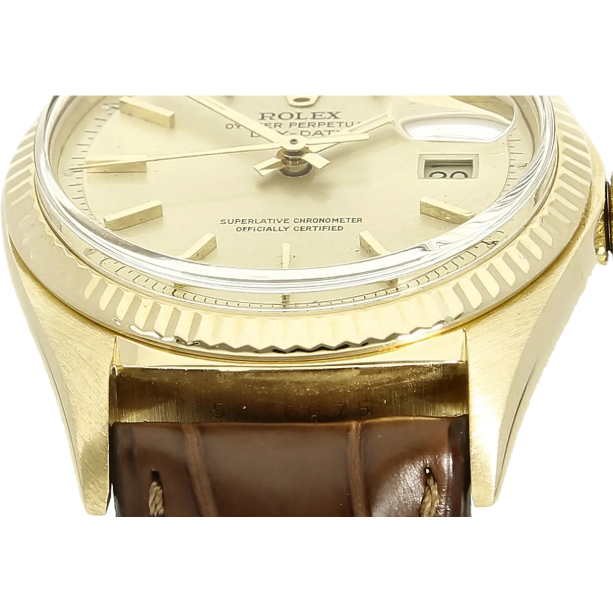 Rolex Day Date 1803 bezel at 6 o clock