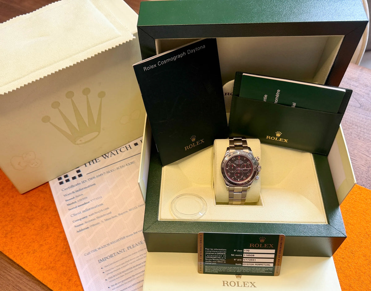 Rolex Daytona 116509 Racing mit Papieren