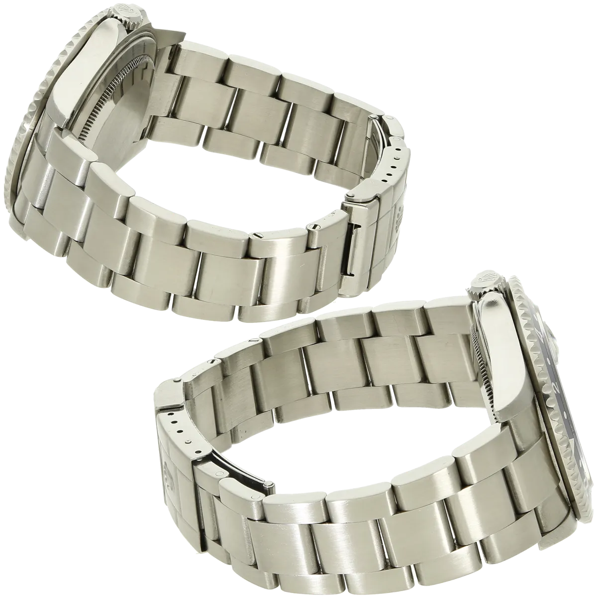 Relex GMT Pepsi Rectangular Armband links rechts