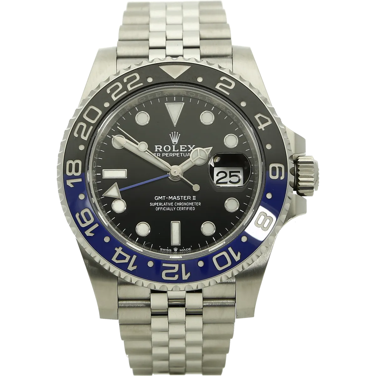 Rolex GNT Mastr II 126170 BLNR stehend