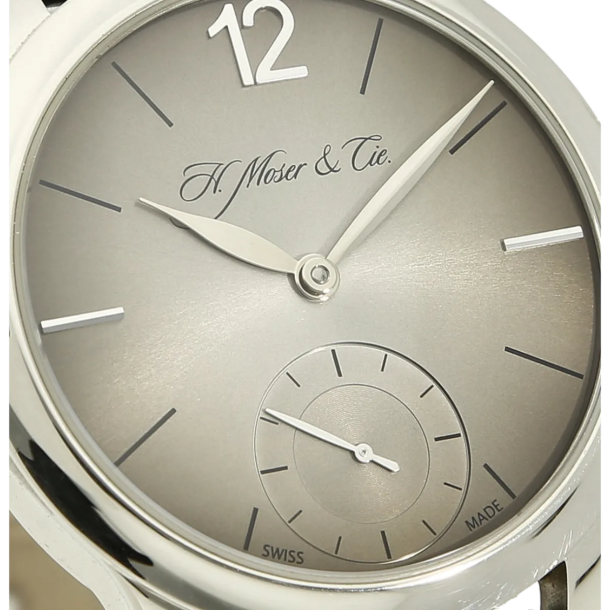 Moser Mayu ENDEAVOUR Fumé Zifferblatt mit Struktur