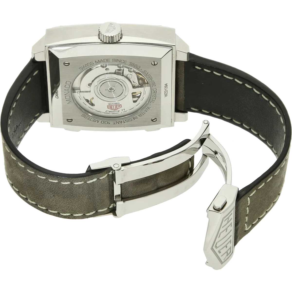 Heuer Monaco Bamford Schliesse offen