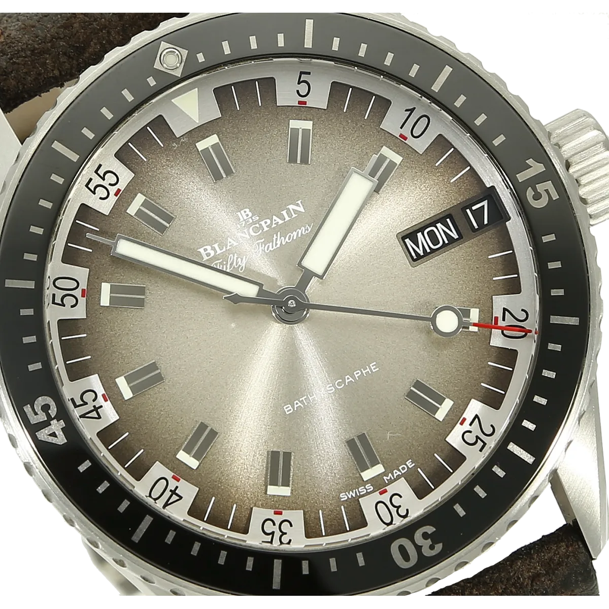 Blancpain Fifty Fathoms Bathyscape Day Date Zifferblatt