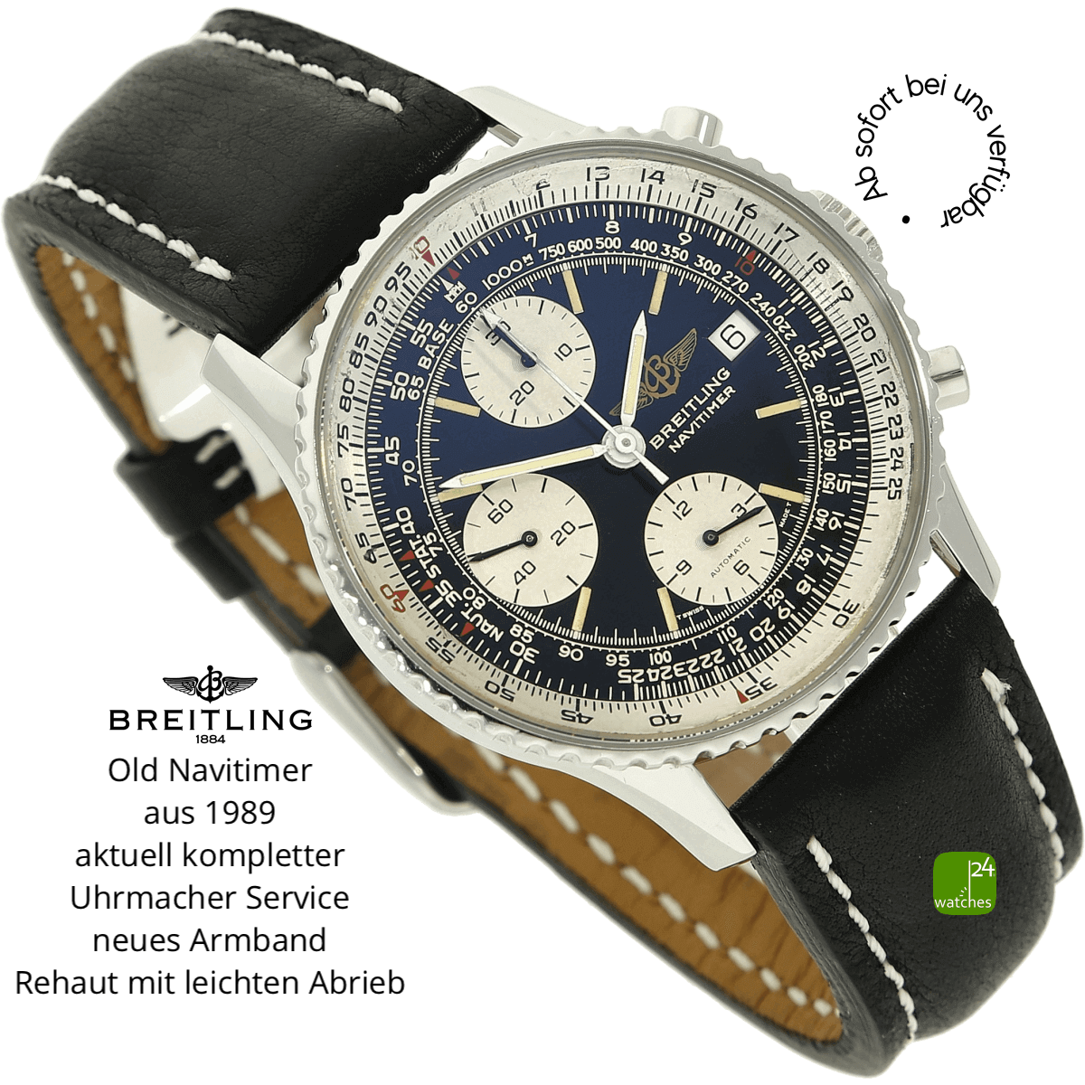 Breitling Old Navitimer 81610 halb liegend