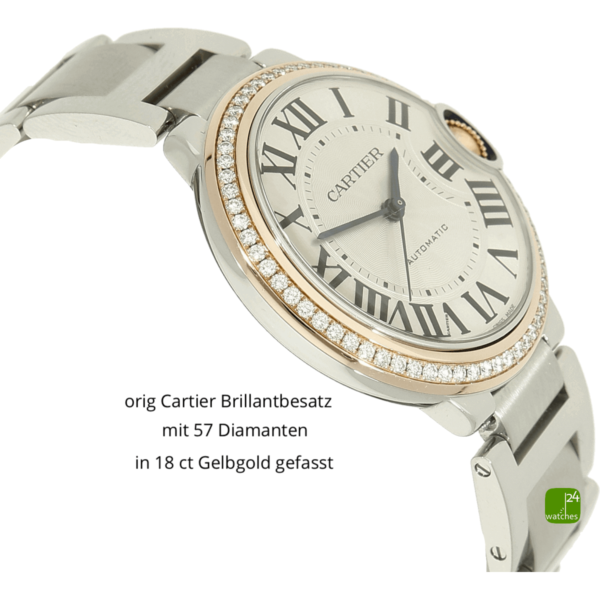 Cartier WE902081 Ballon Bleu Gehaeuse links
