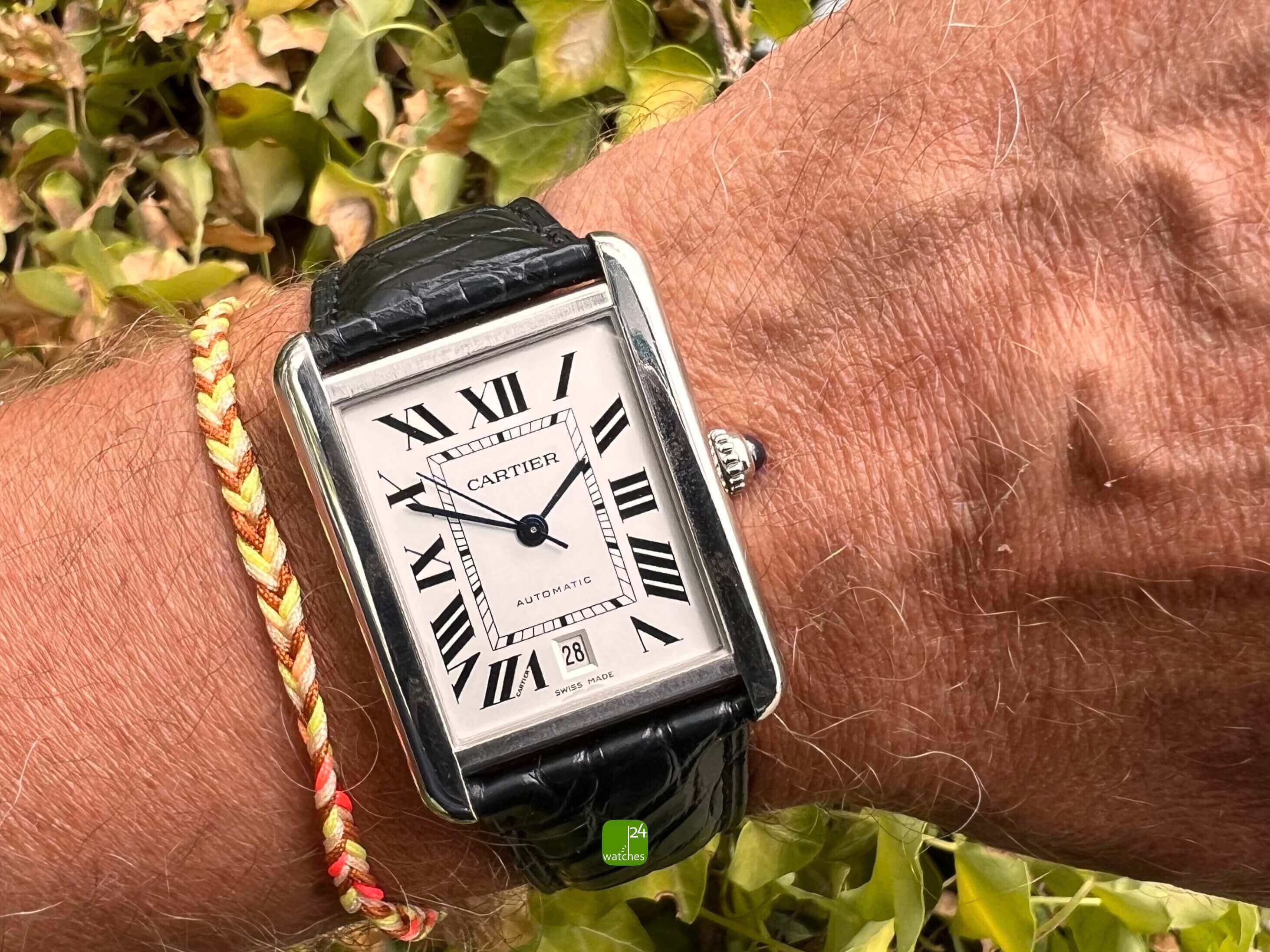 cartier Tank Solo 3515 XL am Arm
