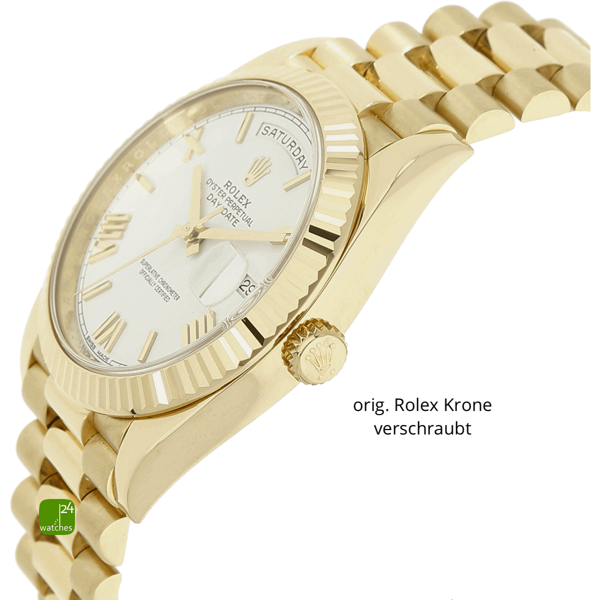 Rolex Day Date 40 Gehaeuse rechts