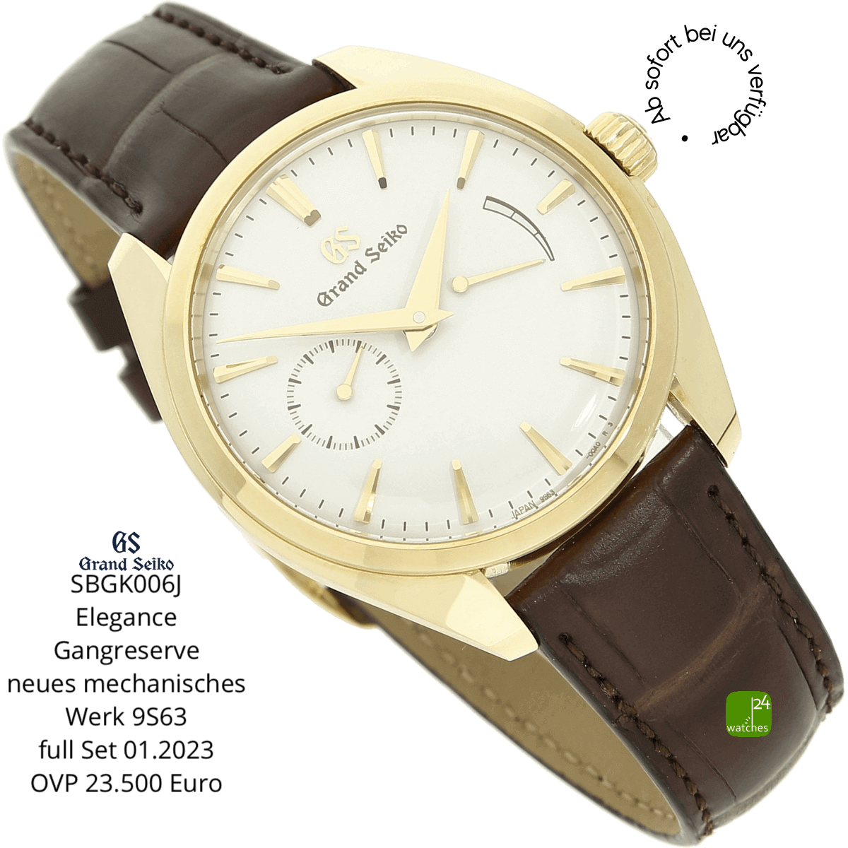 Grand Seiko SBGK006 halb liegend
