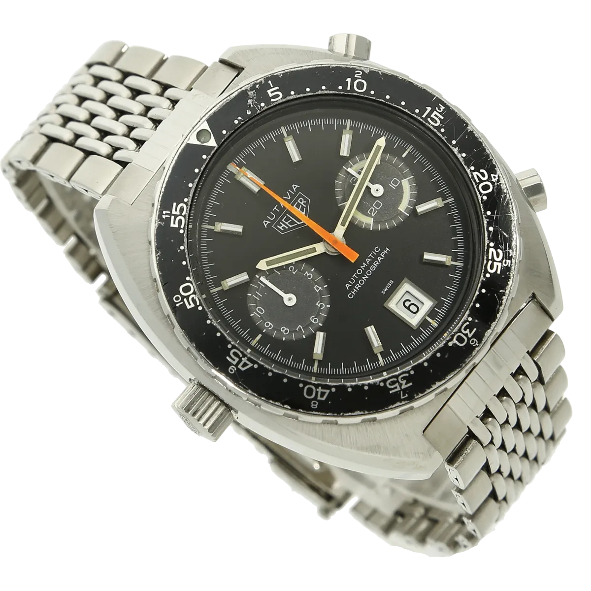 Heuer Autavia 116300 halb liegend