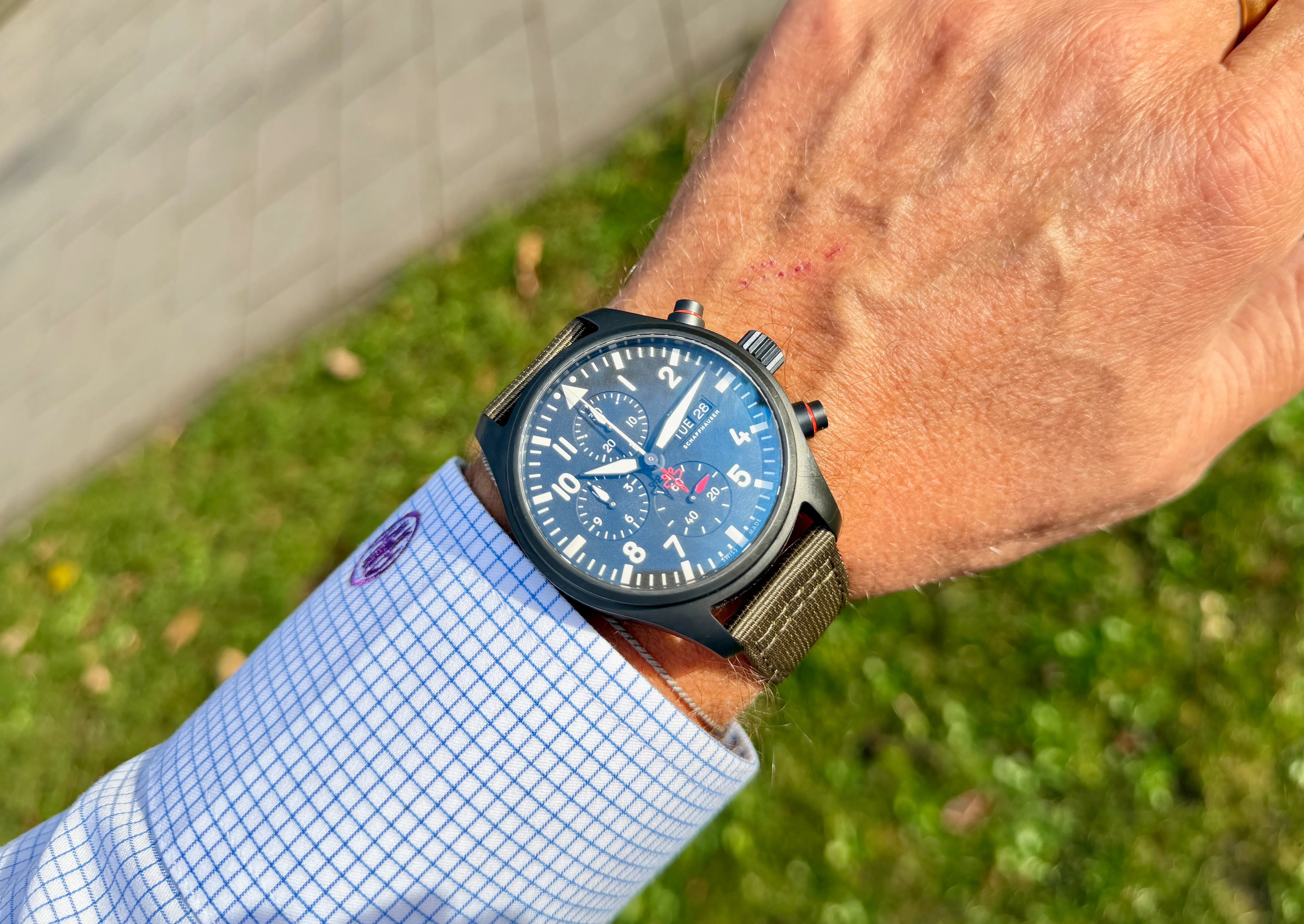 IWC TOP Gun SFTI am Arm
