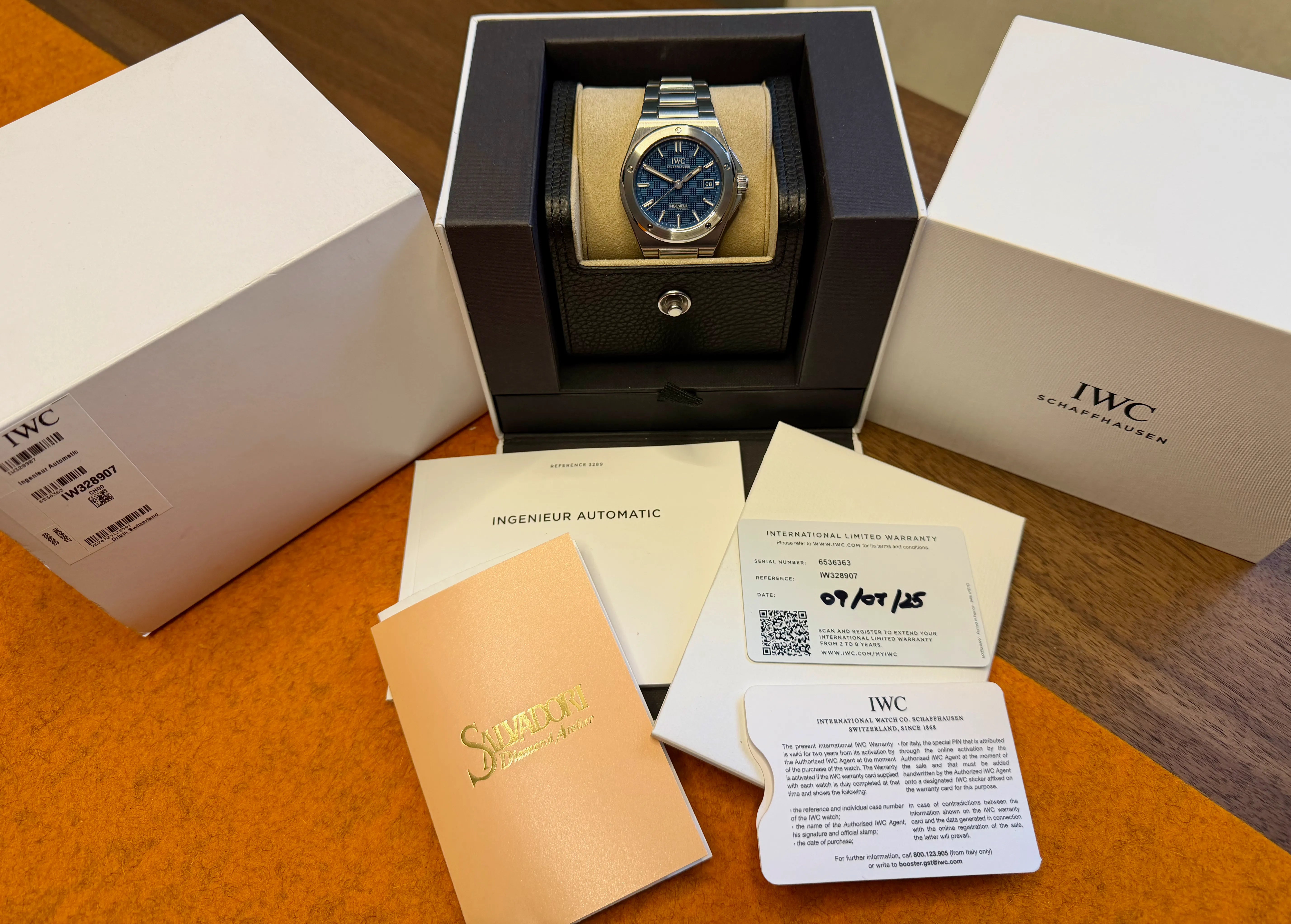 IWC Ingenieur IW328907 mit Papieren