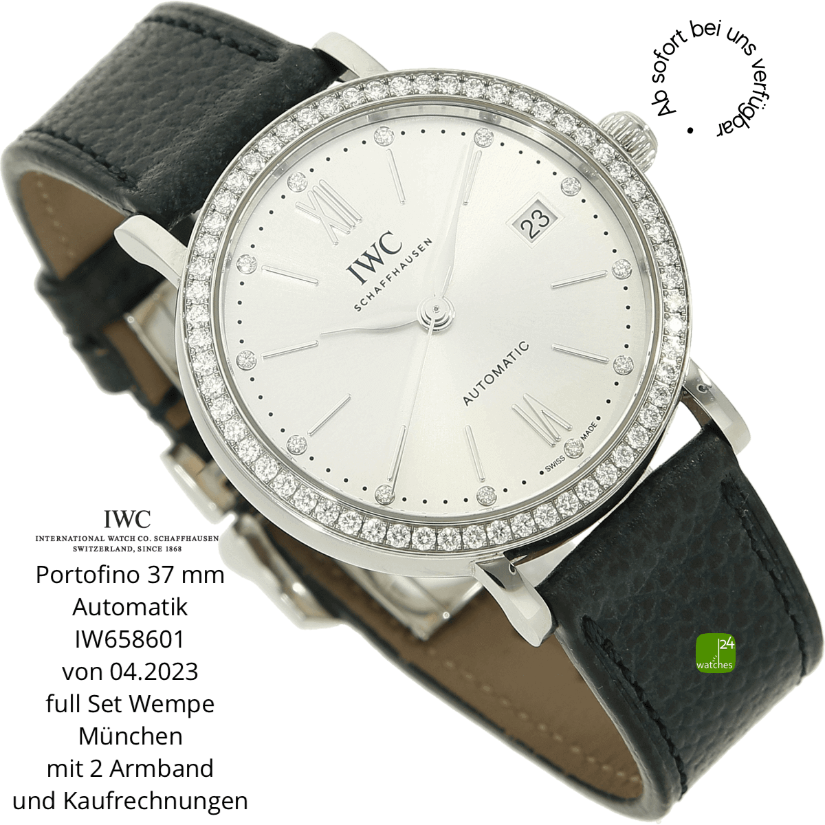 IWC Portofino Die IW658601 halb liegend Leder