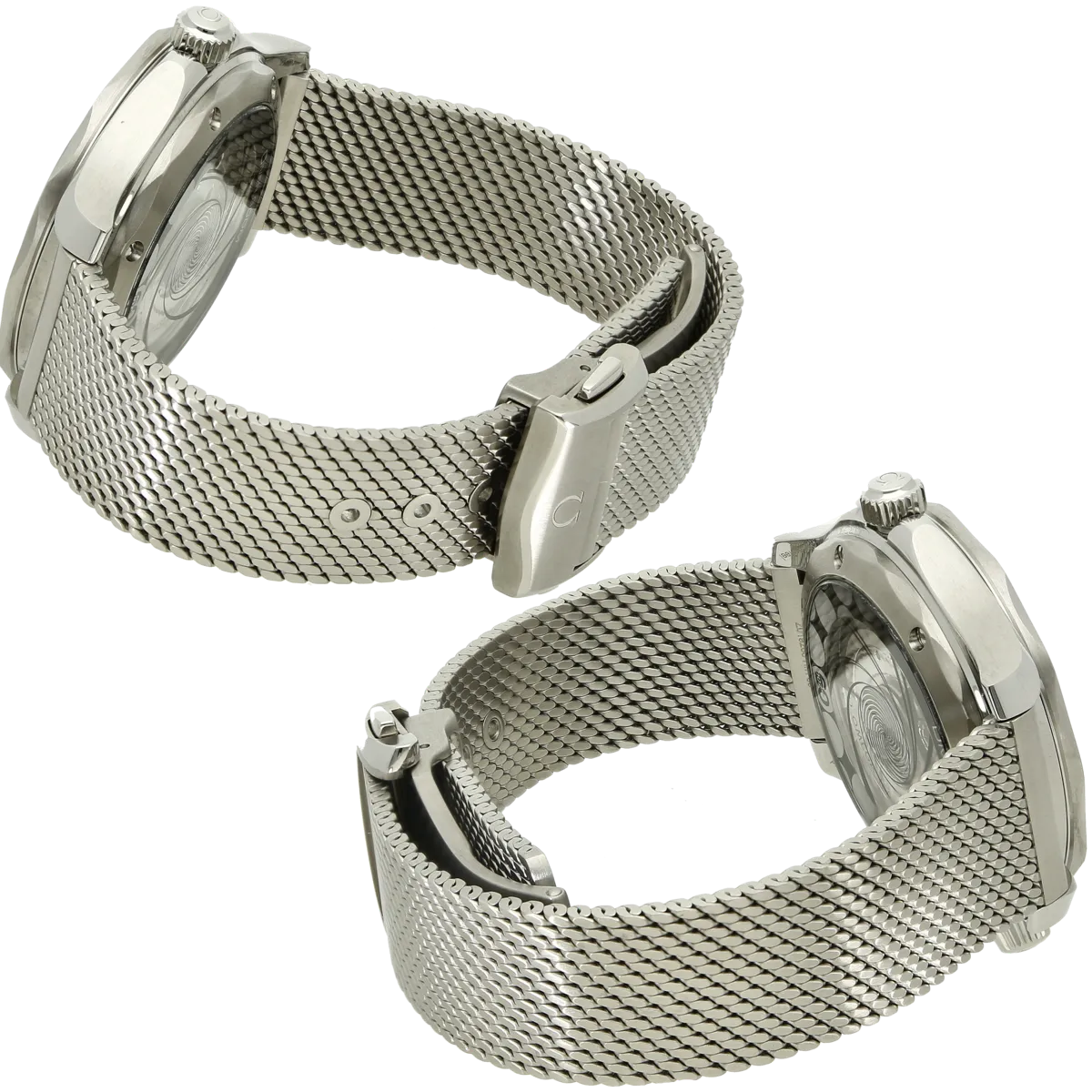 Omega Seamaster Bond 60 Jahre Armband links rechts