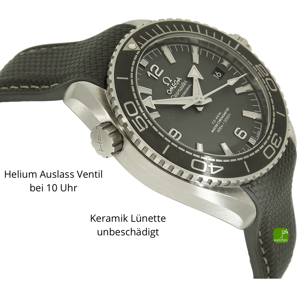 Seamaster Planet Ocean 43,5 mm Gehaeuse links