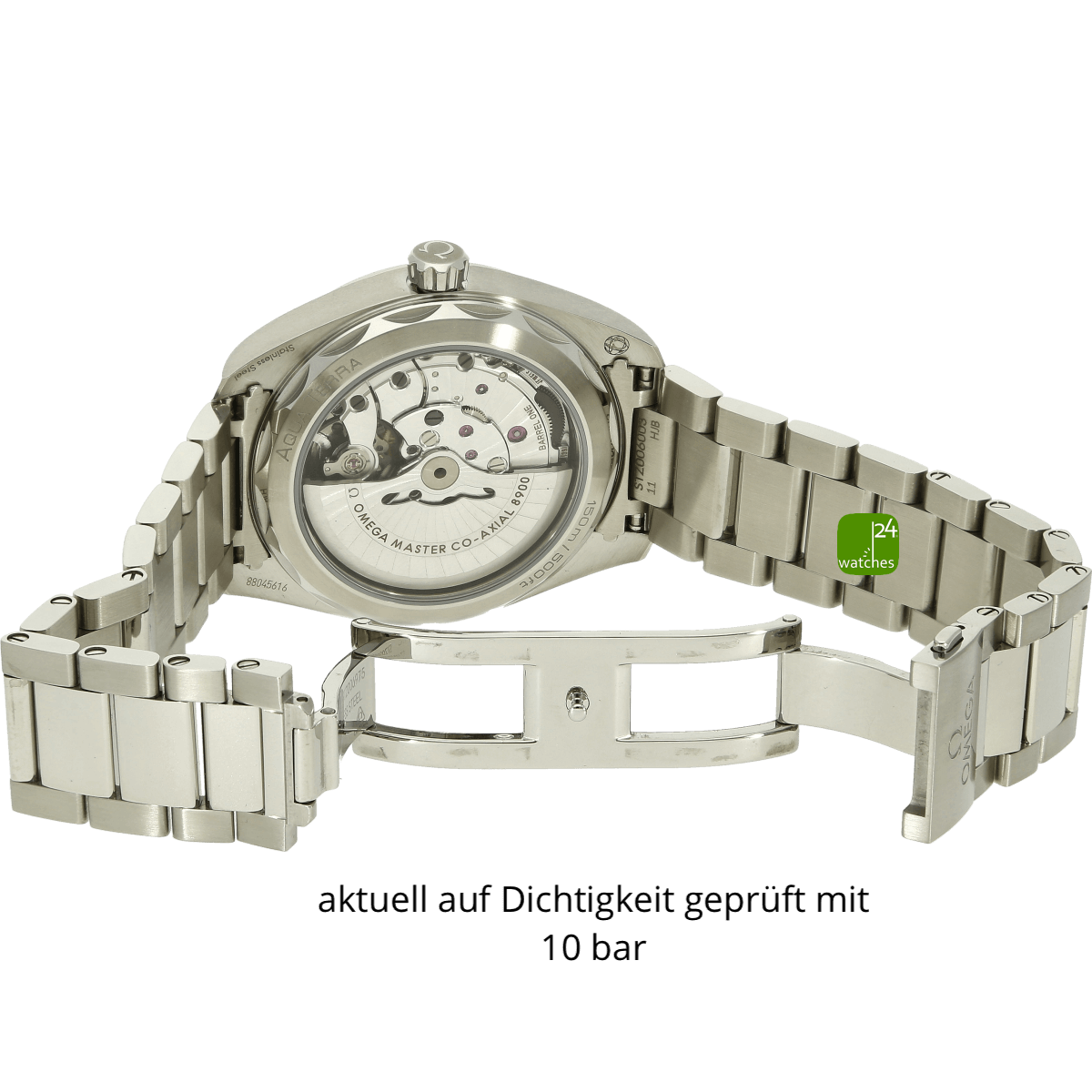 Omega Aqua Terra 41 Schiesse offen