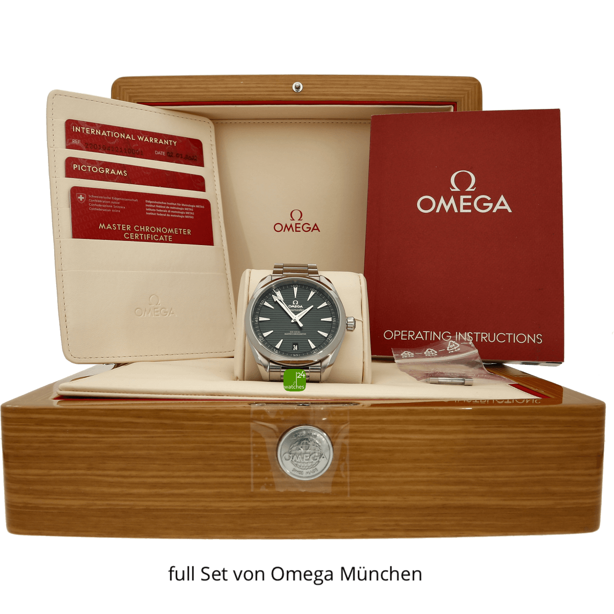 Seamaster Aqua Terra gruen mit Papieren