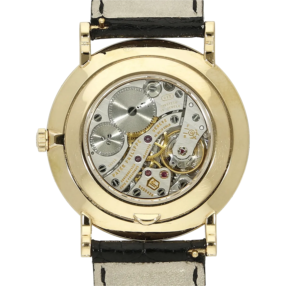 Patek Philippe Calatrava 36 mm Gehaeuseboden offen