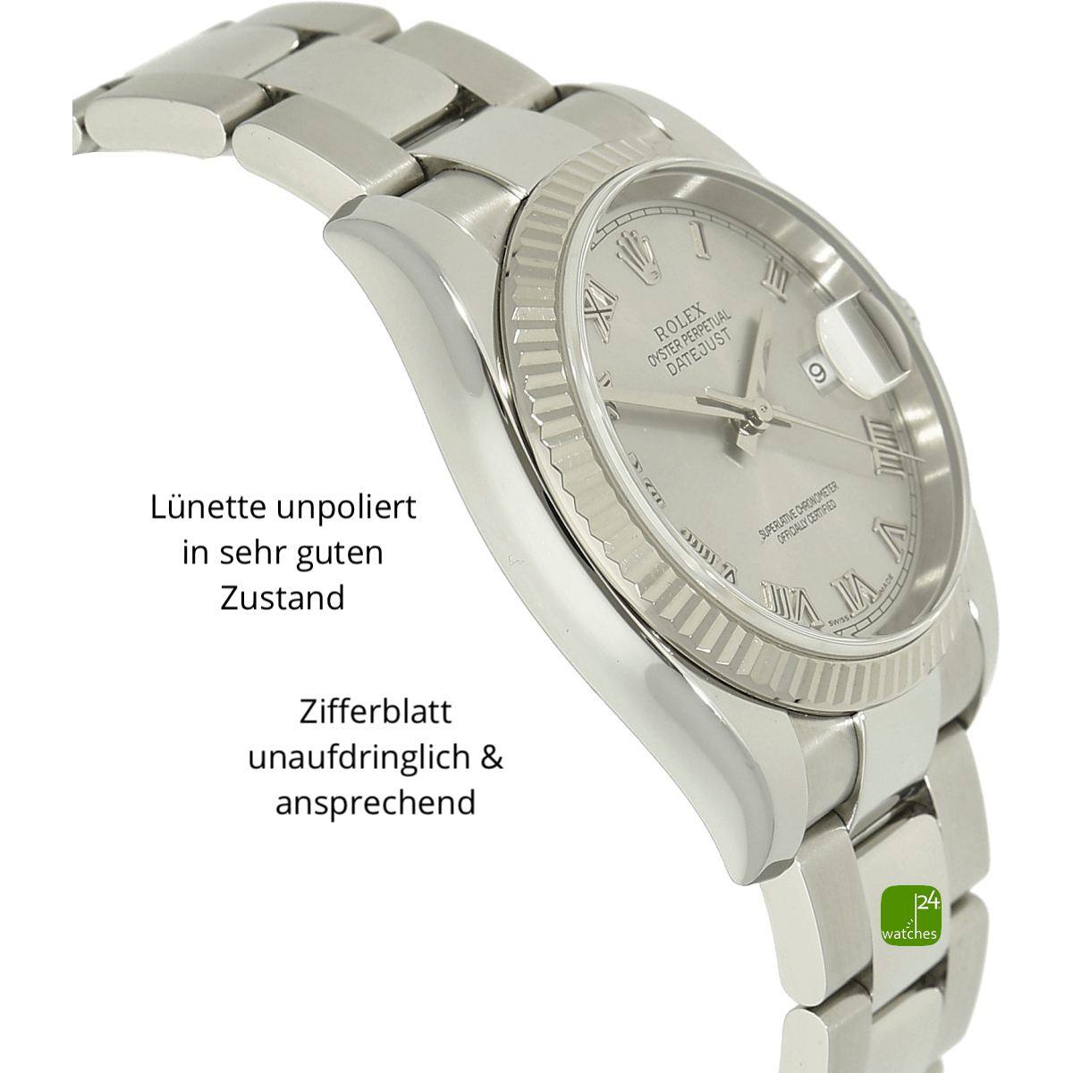 Rolex Datejust 116234 Gehaeuse links