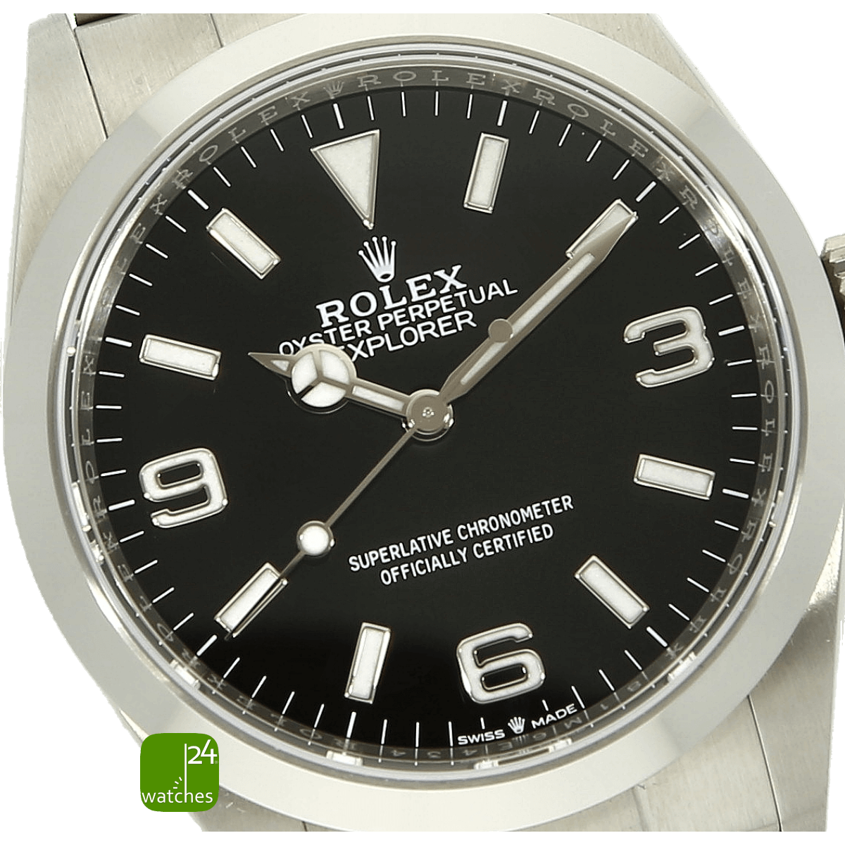 rolex explorer 124270 zifferblatt