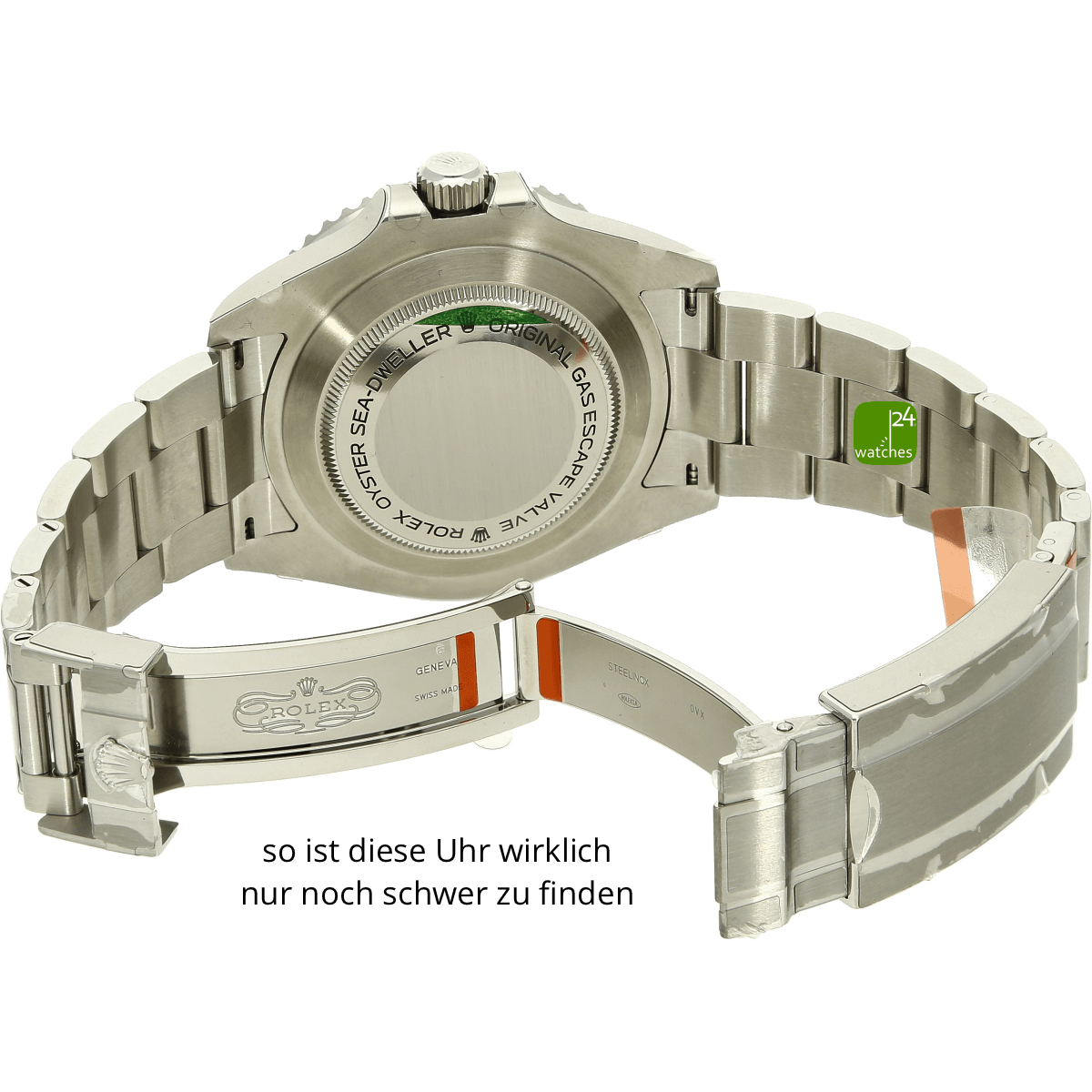 rolex-sea dweller gebraucht schliesse offen mit Sticker