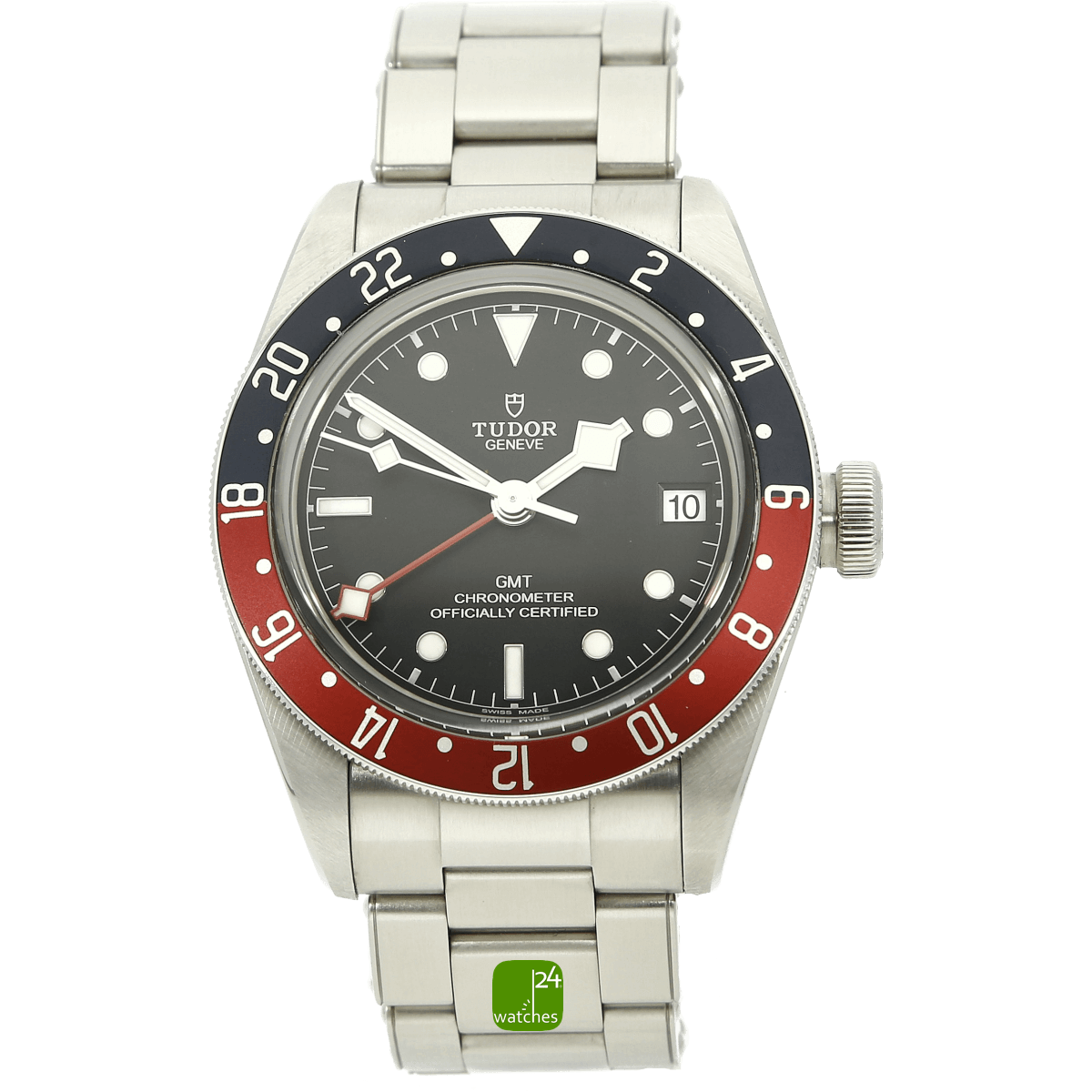 tudor black bay gmt 79830rb stehend
